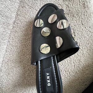 DKNY's platform wedge sandals Size 8.5